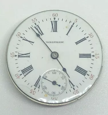 Waltham Pocket Watch Movement 17 Jewels 1903 Breguet Hairspring • £48.26