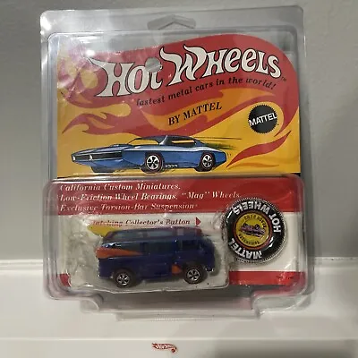 Hot Wheels Redline 1969 VW Beach Bomb HK (ORIGINAL PACKAGE & ORIGINAL STICKERS) • $750