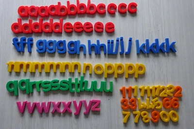 £8.99 • Buy Vintage Plastic Letters And Numbers - Non Magnetic
