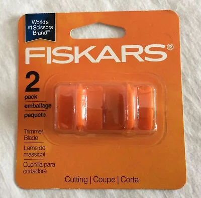 $7.96 • Buy NEW Fiskars Trimmer Blades - 2 Pack - Cutting Blade Style G - Portable 