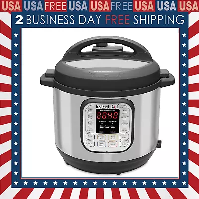 Instant Pot Duo 80 7-in-1 Electric Pressure Slow Cooker Rice Cooker Steamer 8-QT • $163.55