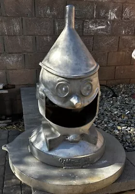 Vintage Game-Time Carnival/ Circus/ Amusement Park Trash Can Topper- Tin Man • $999