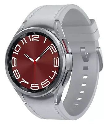 Samsung Galaxy Smartwatch Watch6 Classic 43mm Smart Watch HR Monitor GPS Silver • £234.99
