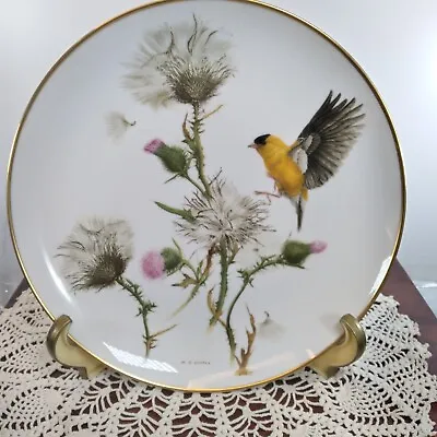 Kaiser Glen Loates Gold Finch Feathered Friends Collector Plate Ltd Edition 989 • $39