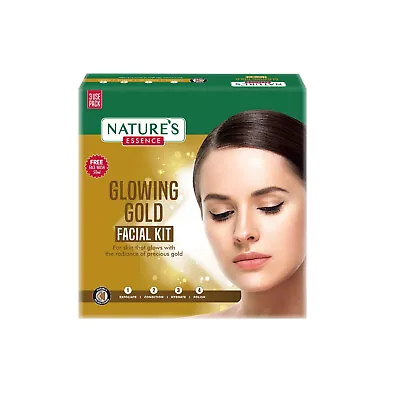 Nature's Essence Glowing Gold Facial Kit 3 Use 60 Gm • $13.98