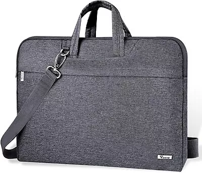 Voova Laptop Bag 17 17.3 Inch Waterproof Sleeve Case 17-17.3in Grey • £42.73