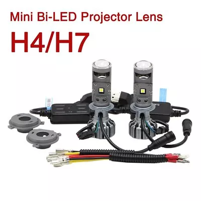 G7 LED Mini Projector Lens H4 H7 Headlight Kit 90W 20000LM Bulbs High Low Beam • $75.99