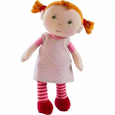 HABA Snug Up Roya - 10  Soft Doll With Fuzzy Red Pigtails And Embroidered Face • $19.99