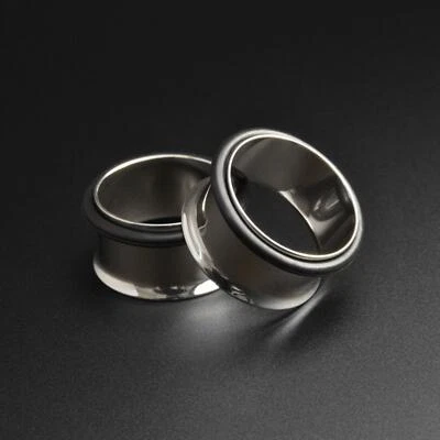 £9.99 • Buy Surgical Steel 316L Flesh Tunnels Ear Gauges | Single Flare | Ear Stretching