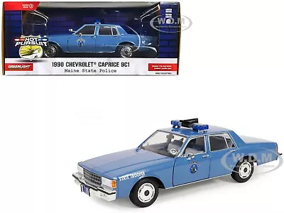 Box Dented 1990 CHEVROLET CAPRICE 9C1 MAINE STATE POLICE 1/24 GREENLIGHT 85592 • $5.75