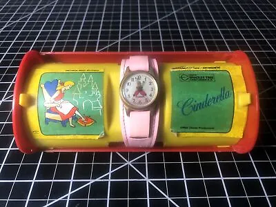 Vintage Bradley Time Walt Disney Productions Cinderella Watch 1700BFW2 With Case • $21.49