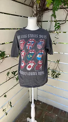 $80 • Buy Vintage Rolling Stones Voodoo Lounge Tour  94/95  T-Shirt