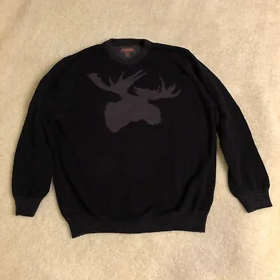 Men's Medium Moose Sweater Northwest Territory 100% Cotton  • $9.99