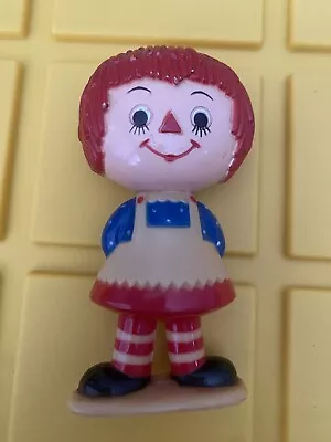 Vintage Plastic Raggedy Ann Doll Made In Hong Kong • $15