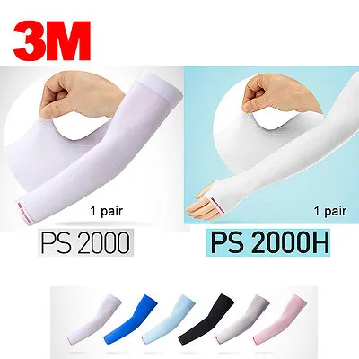 3M High Quality UV Protection Cooling Arm Sleeves Wristlet 1 Pair/2kind/6 Color  • $7.50