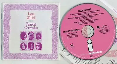 FAIRPORT CONVENTION Liege And Lief Original Audio CD 2002 Re-Master ISLAND  • £9.99