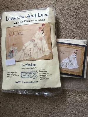 Lavender & Lace Kit The Wedding Sampler Cross Stitch Kit • £25