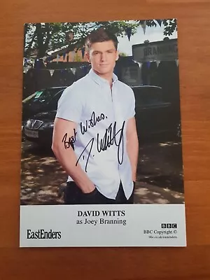 Eastenders - David Witts - Hand Signed Cast Card  • £15