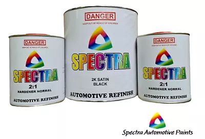 Spectra 2K Satin Black Kit 6LT. Automotive Paint • $210