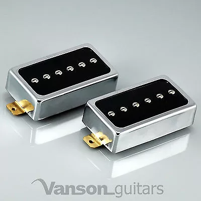 NEW Vanson AlNiCo V P90 SET 'Humbucker Size' Single Coil Pickups HB90 CR N&B • £35.90