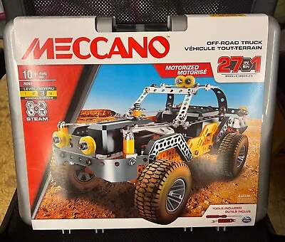 Meccano 20201 Off-Road Truck 27-in-1 Models Level 3 Motorized Vehicle STEAM New • $168.59