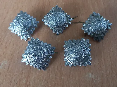 WW2 British Officer Rank Pips X 5 (3 Have Back Clips) • £6
