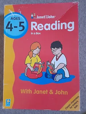Janet And John Reading Box Ages 4-5 Incomplete Please Read Description • £4.99