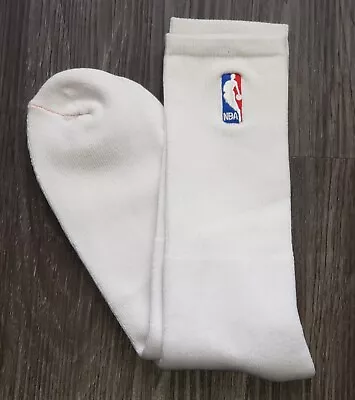New Men's NBA Cushioned Crew Basketball Socks For Bare Feet FBF White 2XL 15-18 • $16.99
