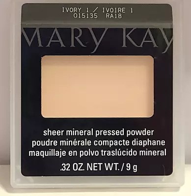 Mary Kay Sheer Mineral Pressed Powder IVORY 1 # 015135 New • $18.25
