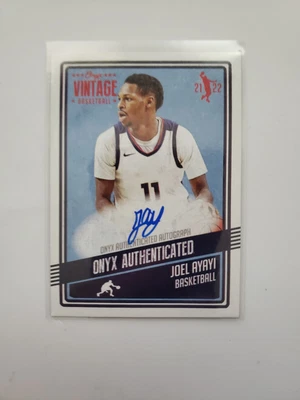 $4.99 • Buy 2021-22 Onyx Vintage Joel Ayayi Blue Rookie Auto RC #VAJA LAKERS