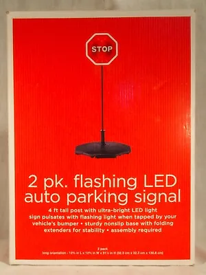 $19.95 • Buy Auto Parking Flashing Stop Sign LED Lights Sensor Activated Set
