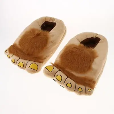 £13.20 • Buy  Big Feet Slippers Monster Plush Shoes Warm Indoor Slippers Adult