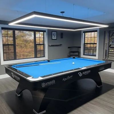 7FT / 8FT / 9FT Modern LED Pool Table Lighting - Perimeter Billiard Lights • $599