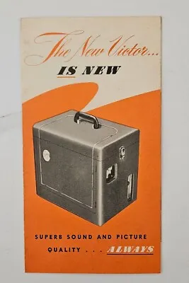 Vintage Victor Projector Brochure • $9.99
