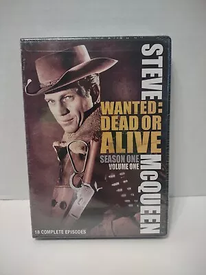 Wanted Dead Or Alive Season 1: Volume 1 (DVD 1958) Steve McQueen - NEW SEALED • $12.86