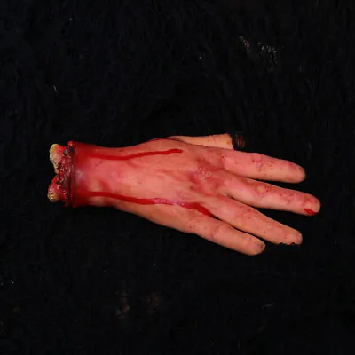 Severed Hand Props Halloween Broken Hand Severed Bloody Hand Zombie • £7.26