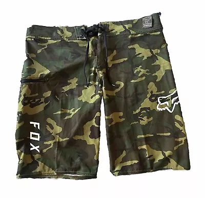 Fox Camo Camouflage Board Shorts Men 32 • $26.38