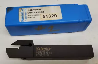 NEW - Valenite -ValGROOVE Tool -VG112 R 12-30 - Shank - #1 • $59.99