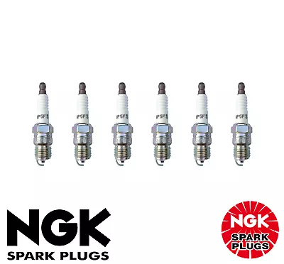 6 X NGK SPARK PLUGS - For Holden One Tonner HX 3.3L 6 Cyl (202ci Red Motor) • $53.31