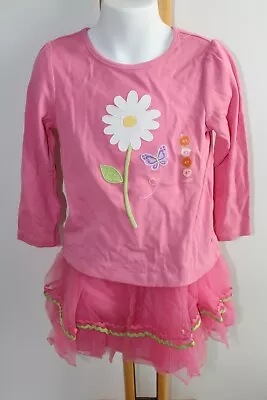 Gymboree Butterfly  Blossoms Girls Size 4T NWT Shirt Top Skirt Tutu  • $24.99