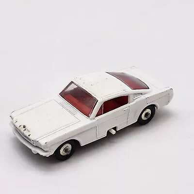 Lesney No 8 White Ford Mustang W/ Steering - Vintage 1960s Matchbox Car  • $24.95