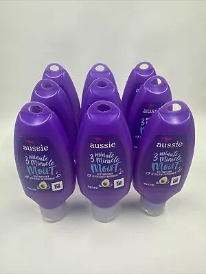 New Aussie 3 Minute Miracle Moist Deep Conditioner 1.7 Oz Travel Size Lot Of 9 • $17.09