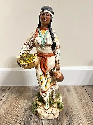 Vtg Universal Statuary Kendrick Native American Maiden With Baby Native American • $85