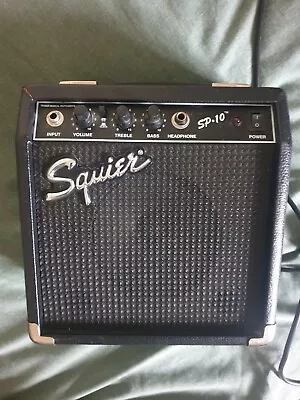 Fender Squier SP 10 10W Electric  Guitar Amplifier • £25