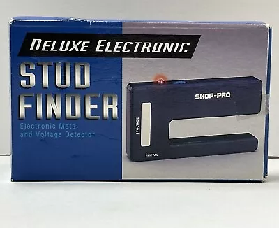 Vtg Deluxe Electronic Stud Finder Shop Pro Brand Metal & Voltage Detector New • £9.52