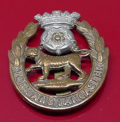 York And Lancaster Regiment Metal Cap Badge British Army • £11.99