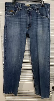 Wrangler 20X Mens 34x32 Style 01 Competition Relaxed Fit Boot Cut Jeans • $14