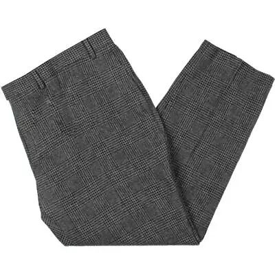 Lauren Ralph Lauren Mens Norton Gray Plaid Suit Pants Trousers 42/30 BHFO 3126 • $22.99