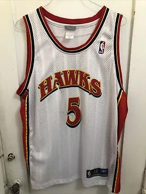 Vintage Reebok NBA Atlanta Hawks Josh Smith #5 Jersey Size 48 • $70