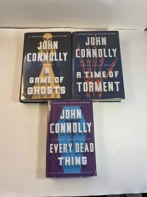 John Connolly~Lot 3 Books~Charlie Parker Mysteries Ex-Library HC And PB • $10.95